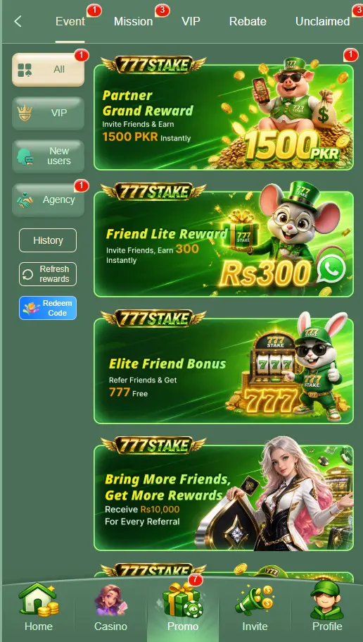 777Stake Bet Game