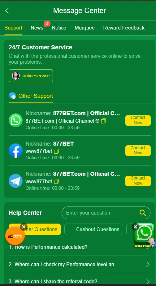 877BET Game
